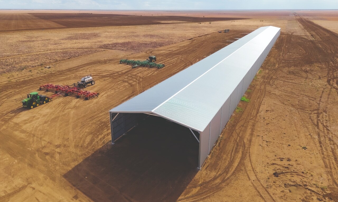 261m long shed in Queensland