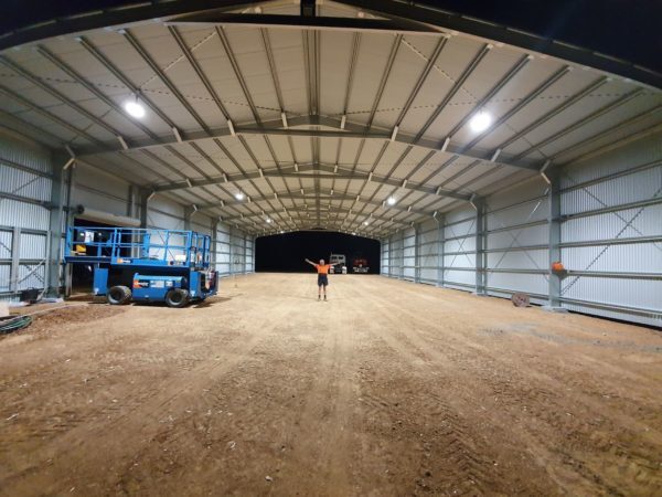 Check out Luke and Terri’s Massive Drive Through Shed!